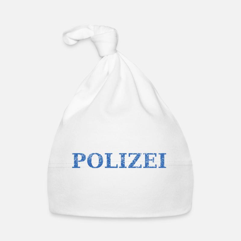 Polizei Baby Bio-Mütze
