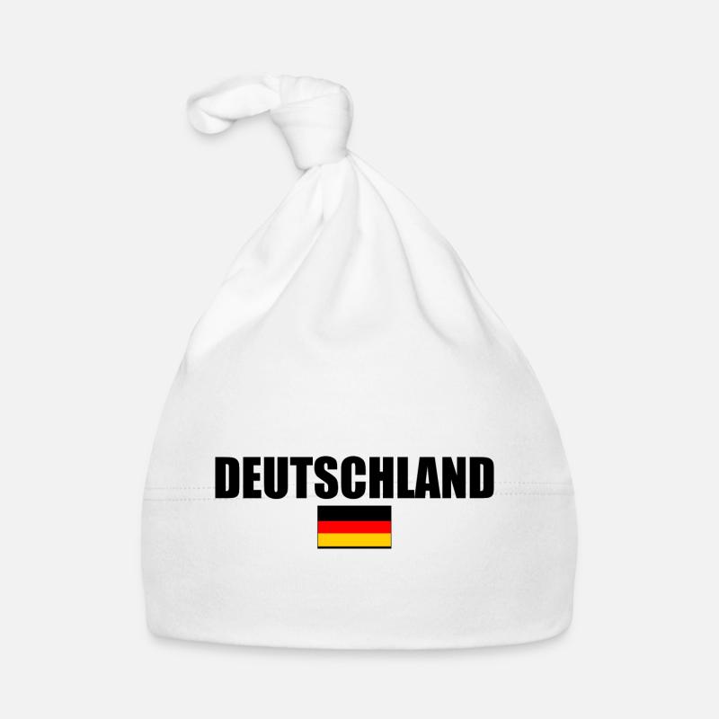 GERMANY GERMAN FLAG Organic Baby Cap