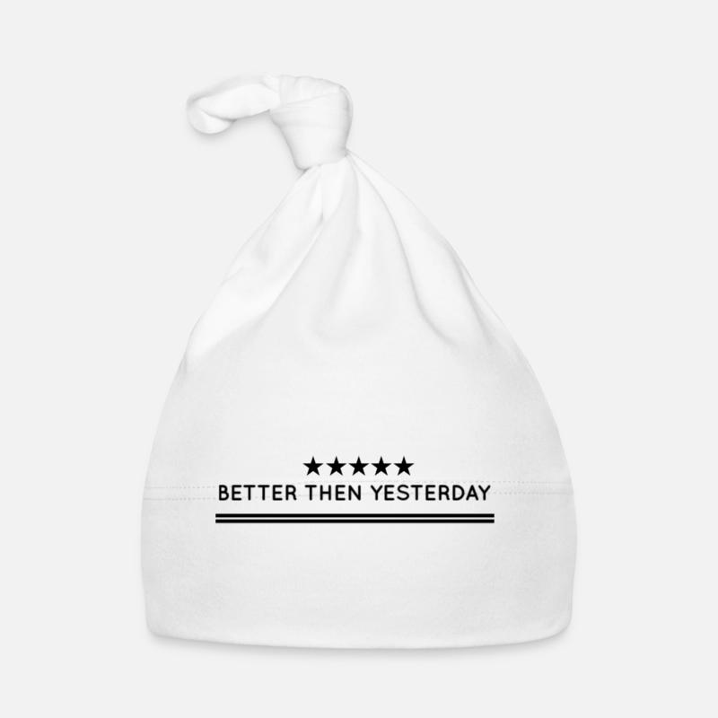 Better than yesterday Organic Baby Cap