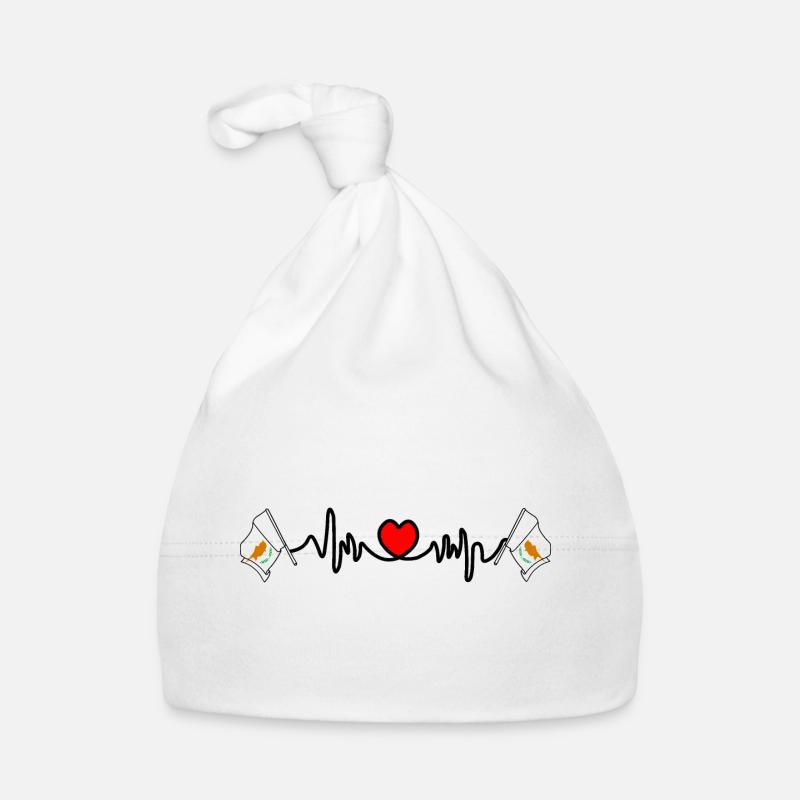Herzfrequenz-Cardio für Zypern Baby Bio-Mütze