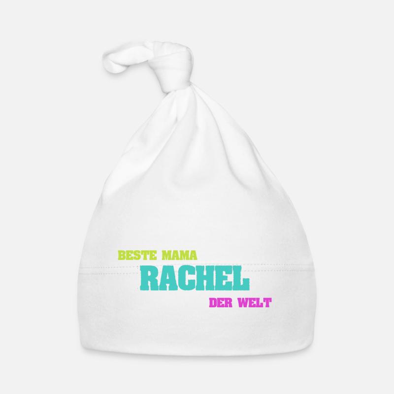 Rachel als Mutter Baby Bio-Mütze