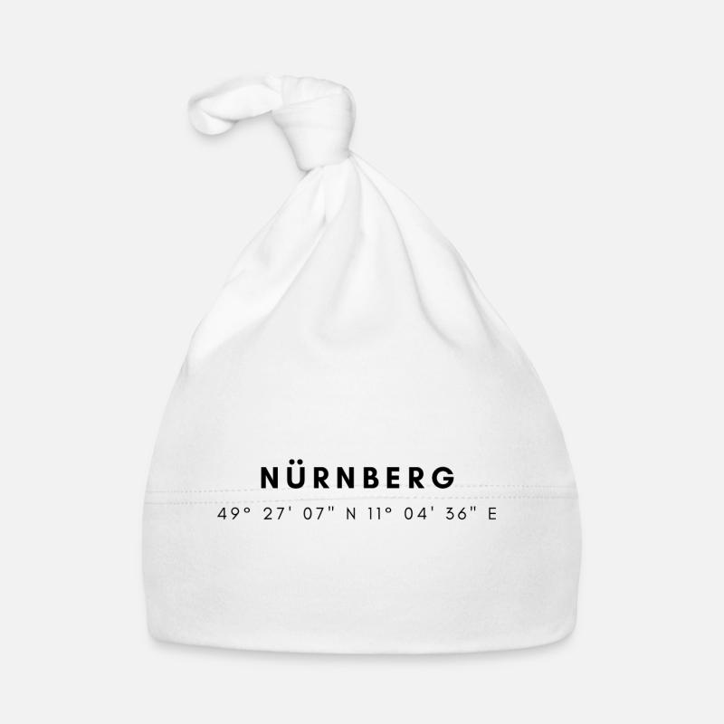 Coordonnées de Nuremberg Bonnet bio Bébé