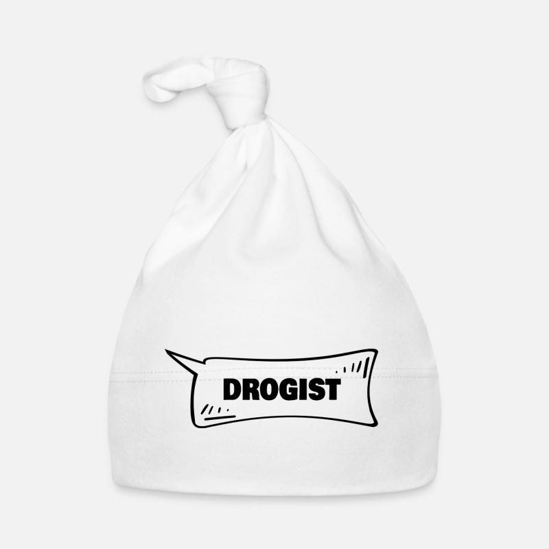 Druggist as a speech bubble Organic Baby Cap