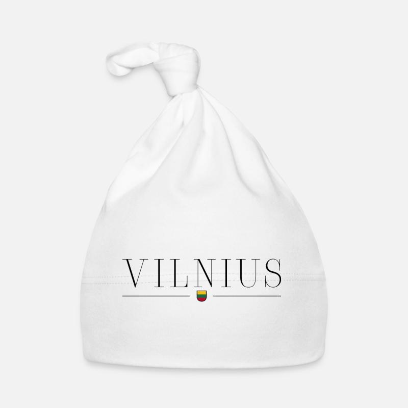 Vilnius, Lithuania Style Design T-Shirt Organic Baby Cap