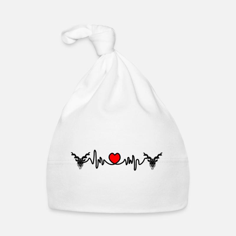 Herzfrequenz Cardio Steinbock Steinbock Steinbock Baby Bio-Mütze