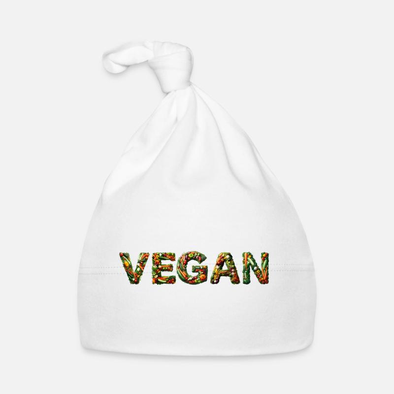 Vegan – plant-based from fruit and vegetables Organic Baby Cap