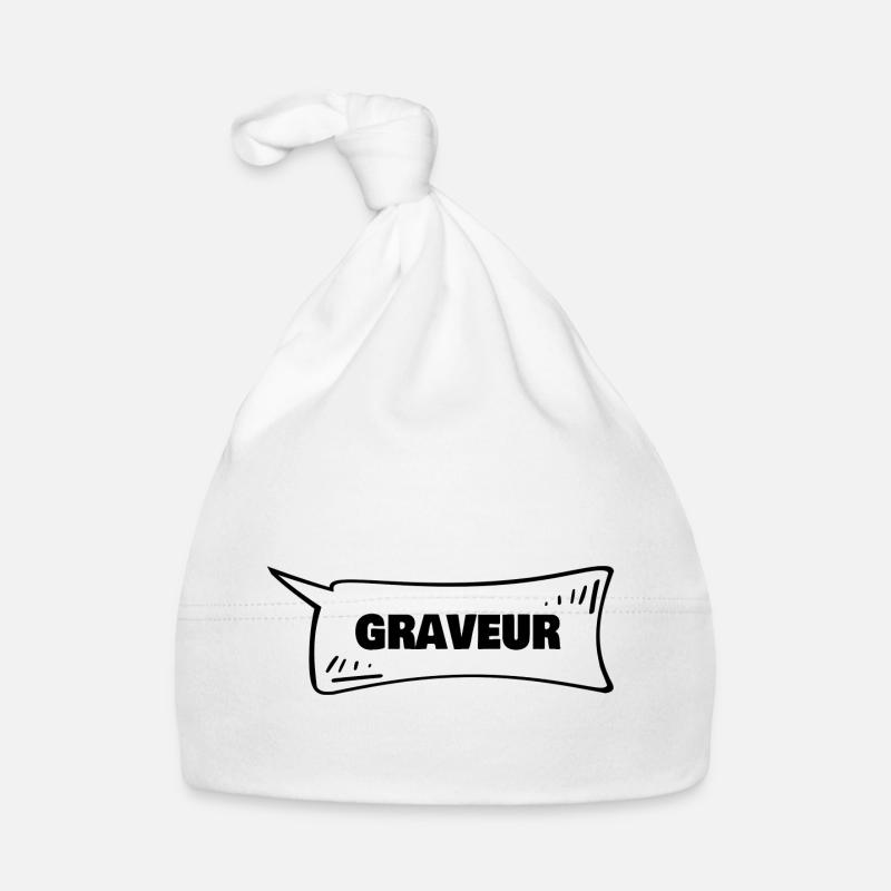Speech Bubble Engraver Organic Baby Cap