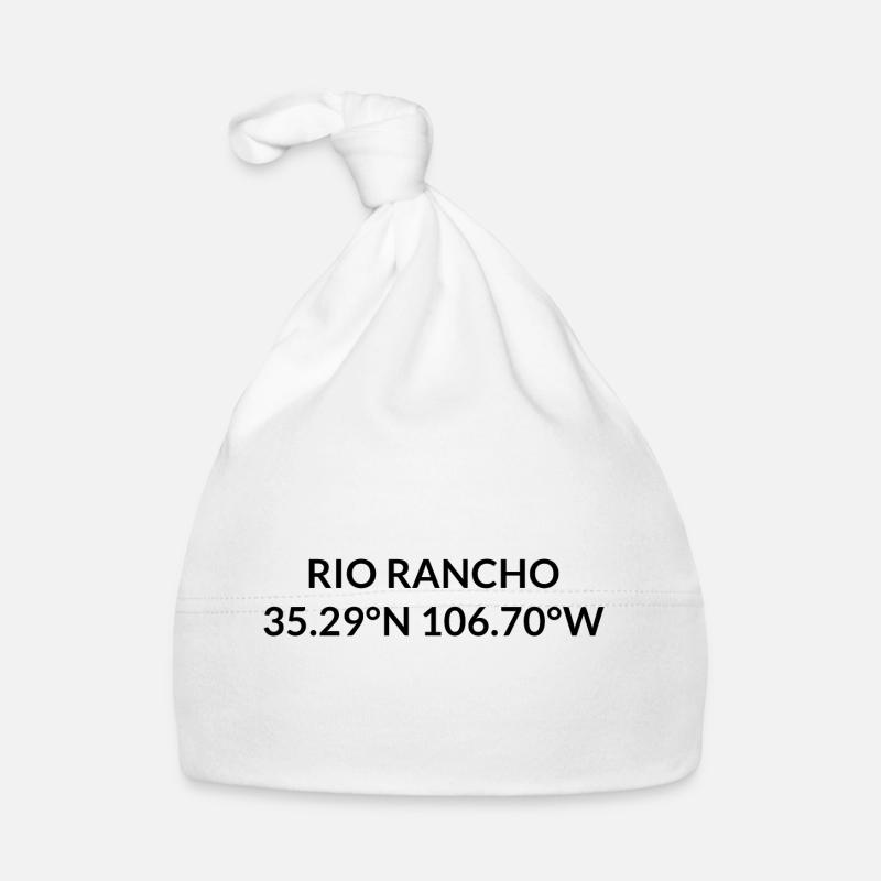 Rio Rancho New Mexico USA Coordinates Organic Baby Cap