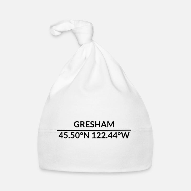 Coordonnées de Gresham, Oregon, États-Unis Bonnet bio Bébé