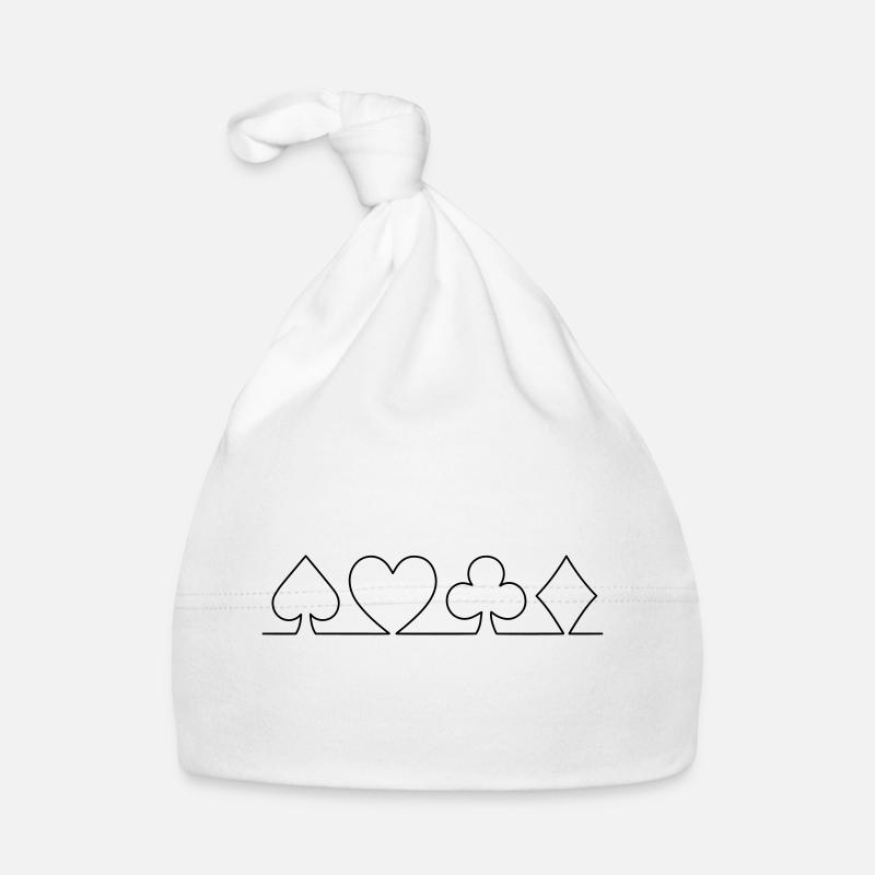 Minimalistisches Karten-Design | einfarbig Baby Bio-Mütze