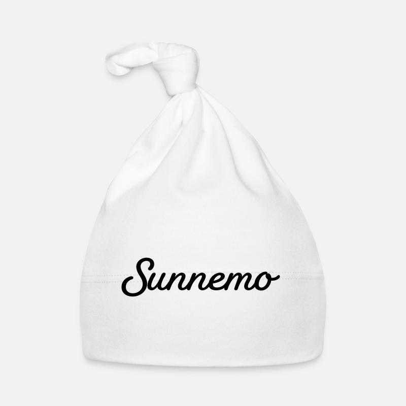 Noir Sunnemo - Bonnet bio Bébé - blanc