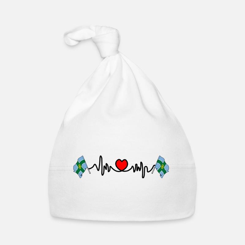 Derbyshire Heartbeat Organic Baby Cap