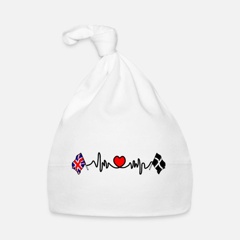 Cornwall & Great Britain Organic Baby Cap