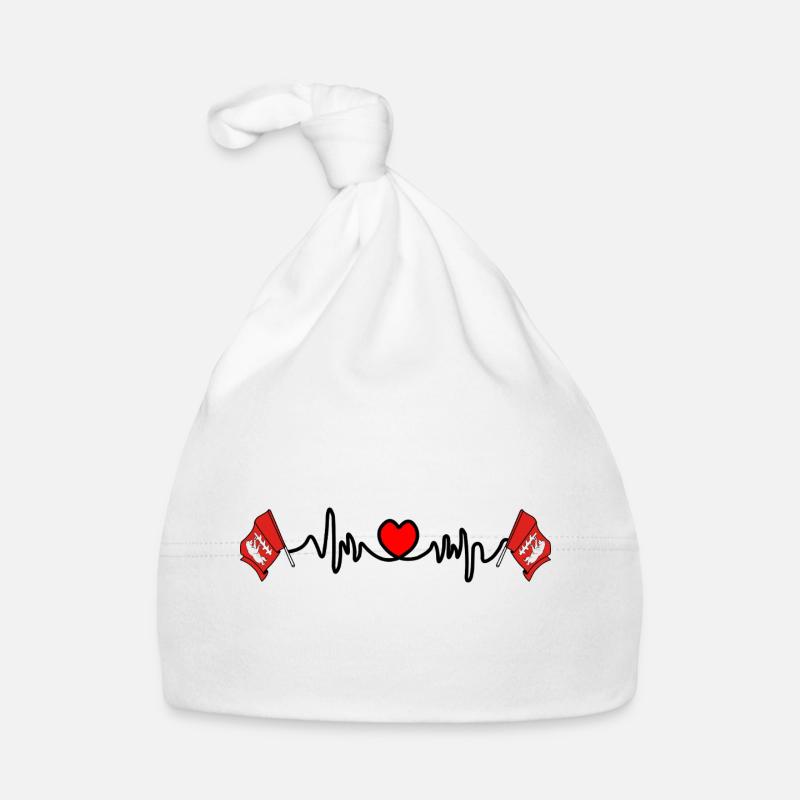 Fréquence cardiaque du Warwickshire Bonnet bio Bébé