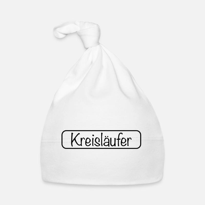 Kreisläufer Schriftzug (Schwarz) Baby Bio-Mütze