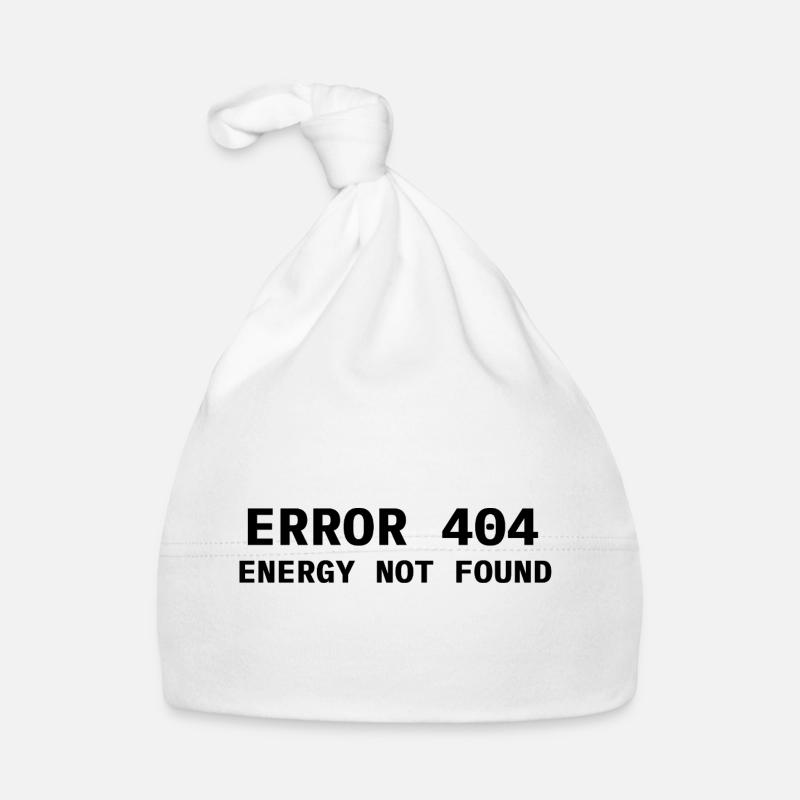 Erreur 404 - Énergie non trouvée - Bonnet bio Bébé - blanc