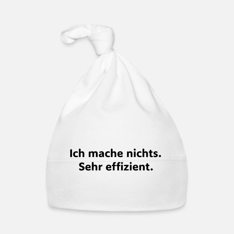 I don't do anything – very efficiently | Fun Organic Baby Cap