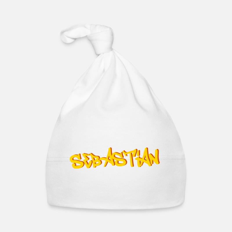 Sebastian - Bonnet bio Bébé - blanc