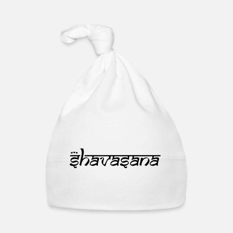 OM SHAVASANA Organic Baby Cap