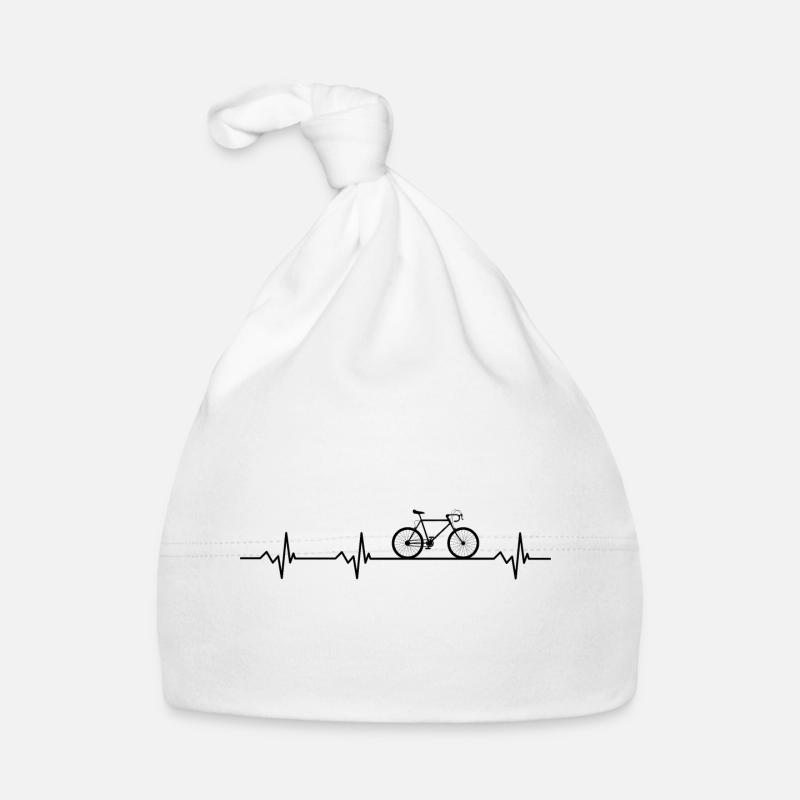 Vélo de fréquence cardiaque - Bonnet bio Bébé - blanc