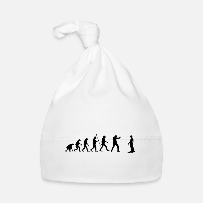 Evolution Zombie Apokalypse Zombies Überleben Spaß Baby Bio-Mütze