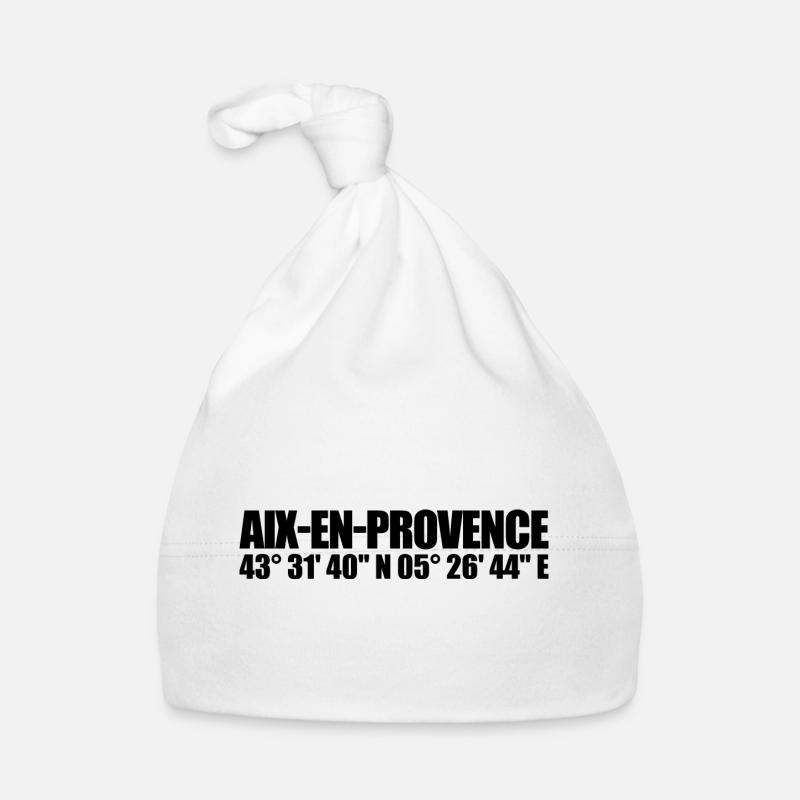 Aix-en-Provence coordinates Organic Baby Cap