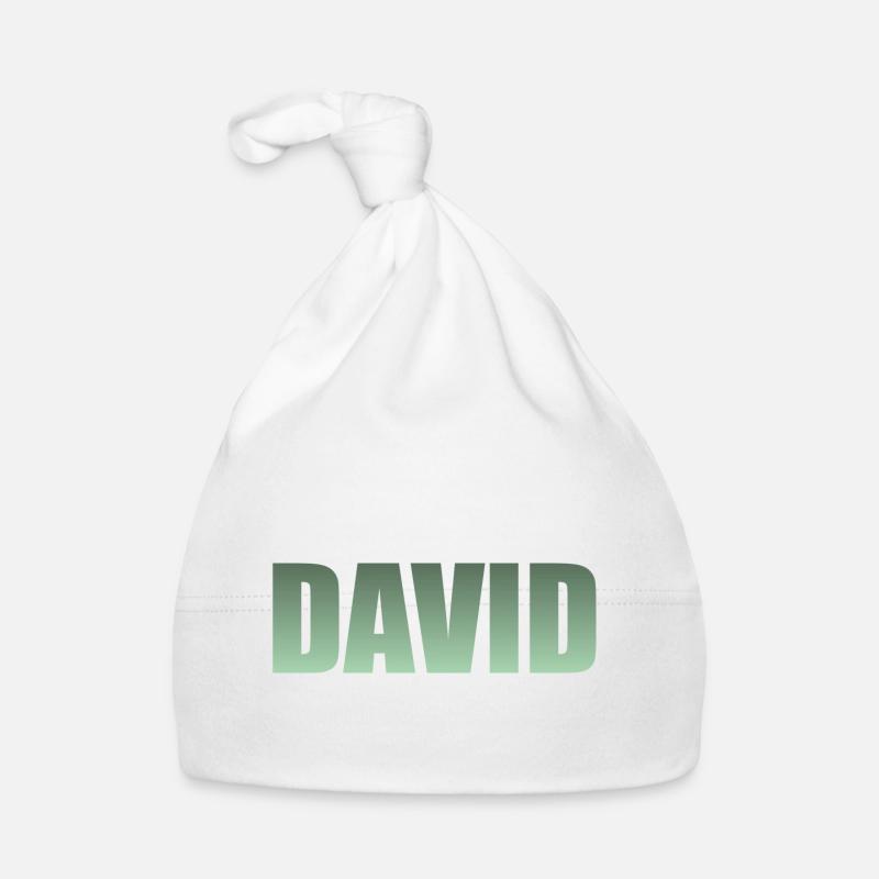First name: David green Organic Baby Cap