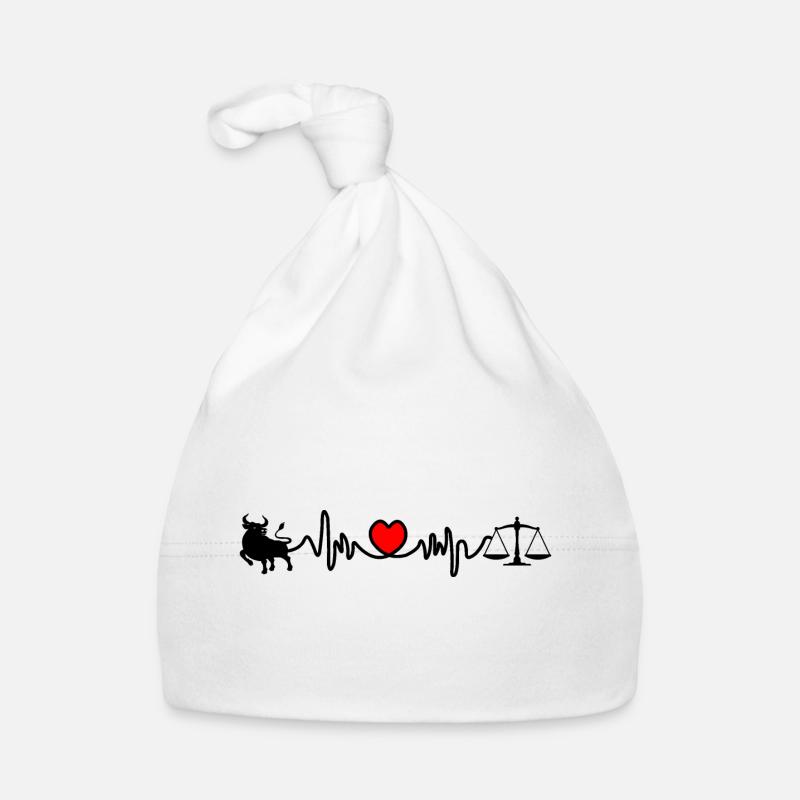 Herzfrequenz Cardio Stier Waage Baby Bio-Mütze