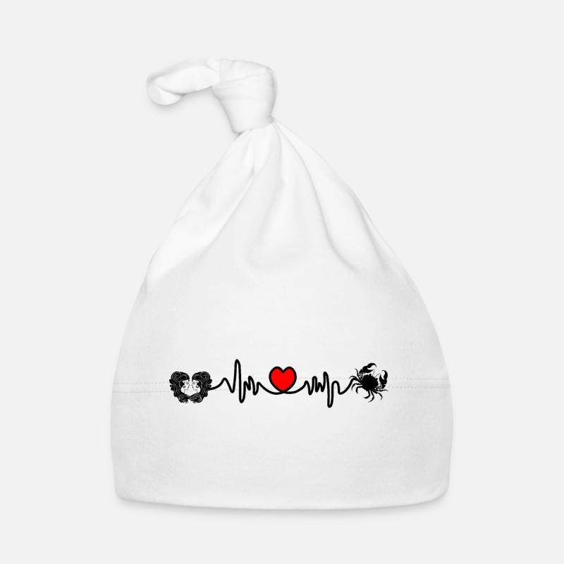 Heart rate cardio Gemini Cancer Organic Baby Cap