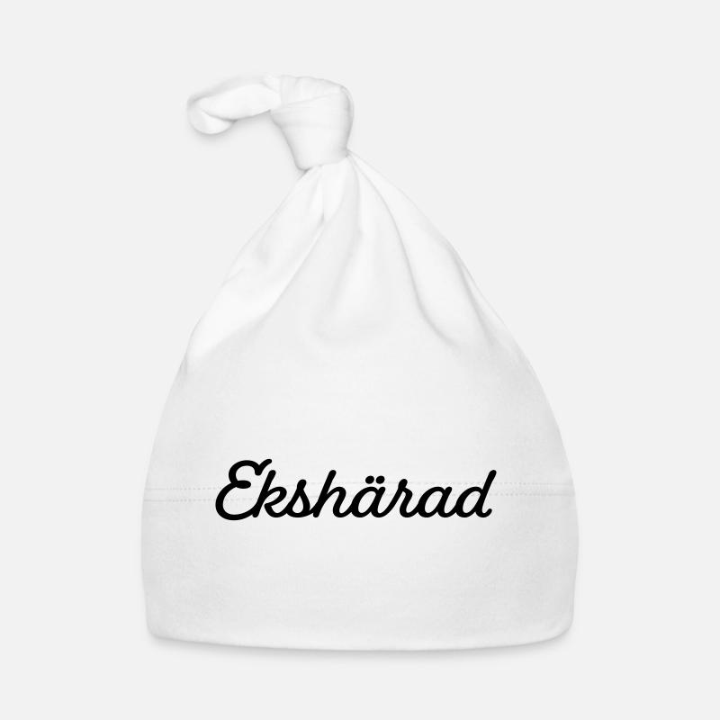 Ekshärad schwarz Baby Bio-Mütze
