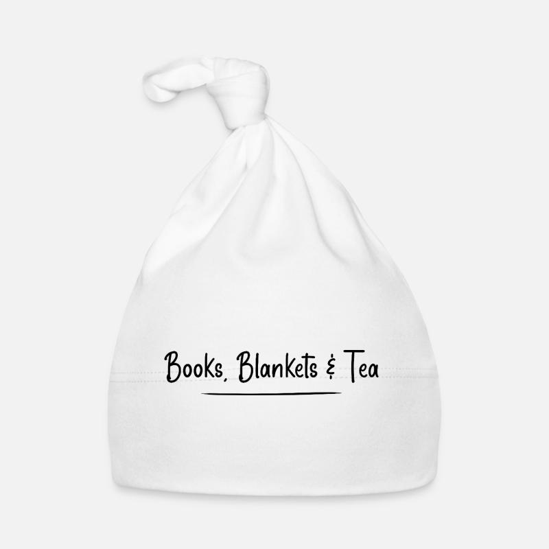 Bücher, Decken und Tee Baby Bio-Mütze
