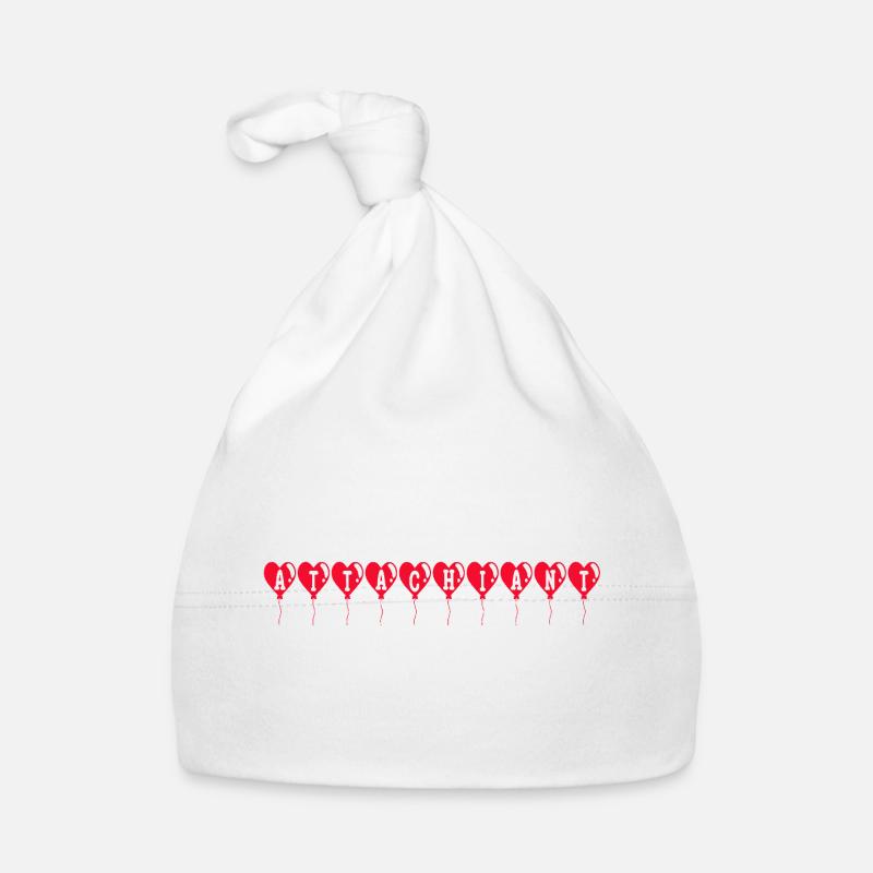 Herzballons binden Baby Bio-Mütze
