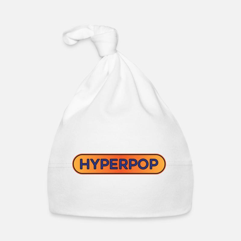 Hyperpop Musique Cool Danse Esthétique Graphique Bonnet bio Bébé