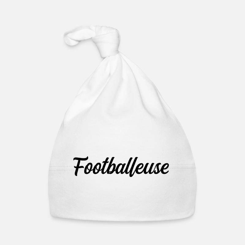 Footballeuse Bonnet bio Bébé