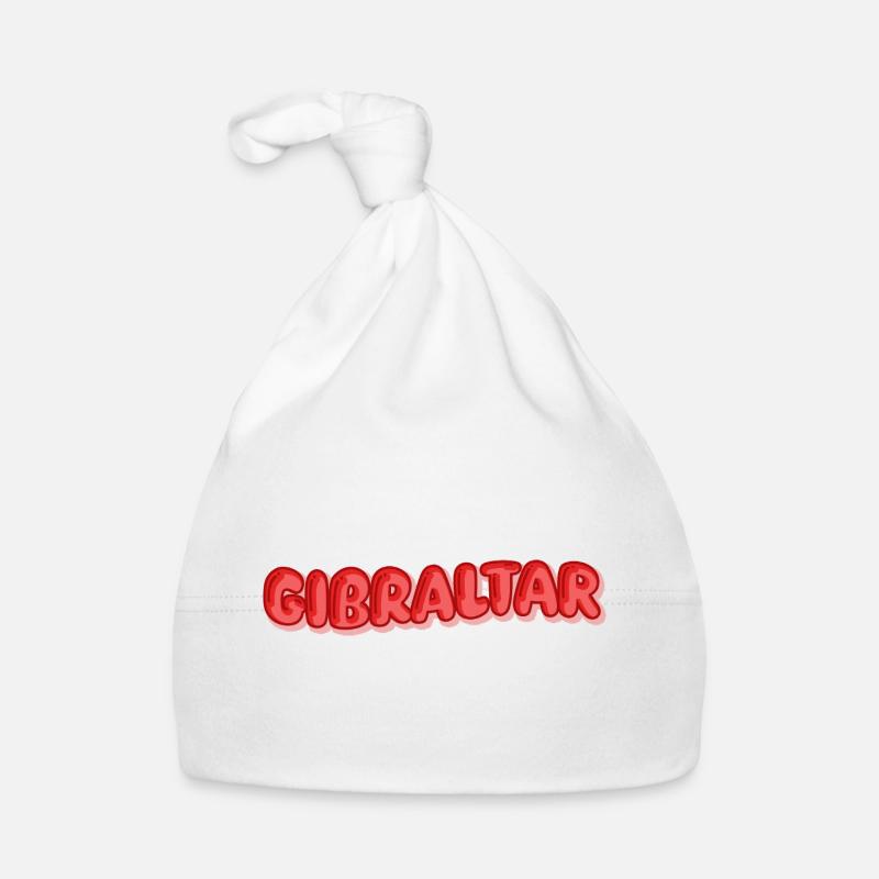Geschenk für Gibraltar Baby Bio-Mütze