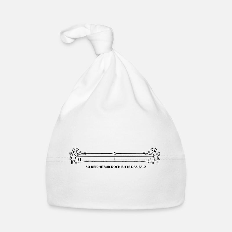 Salt Rich Slapstick Dachshund Long Table Organic Baby Cap
