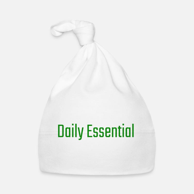 Indispensable toute la journée - Bonnet bio Bébé - blanc