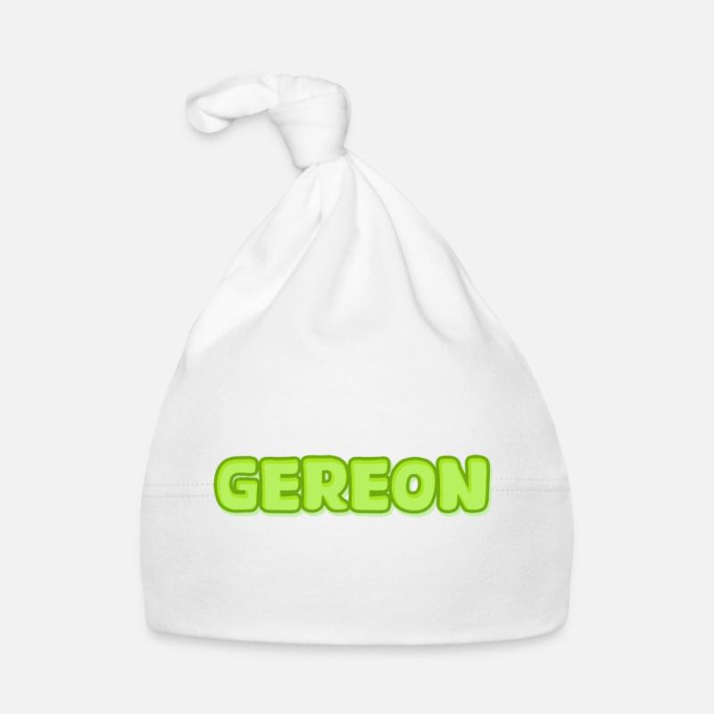 Gereon Neon Bubble Letters Organic Baby Cap