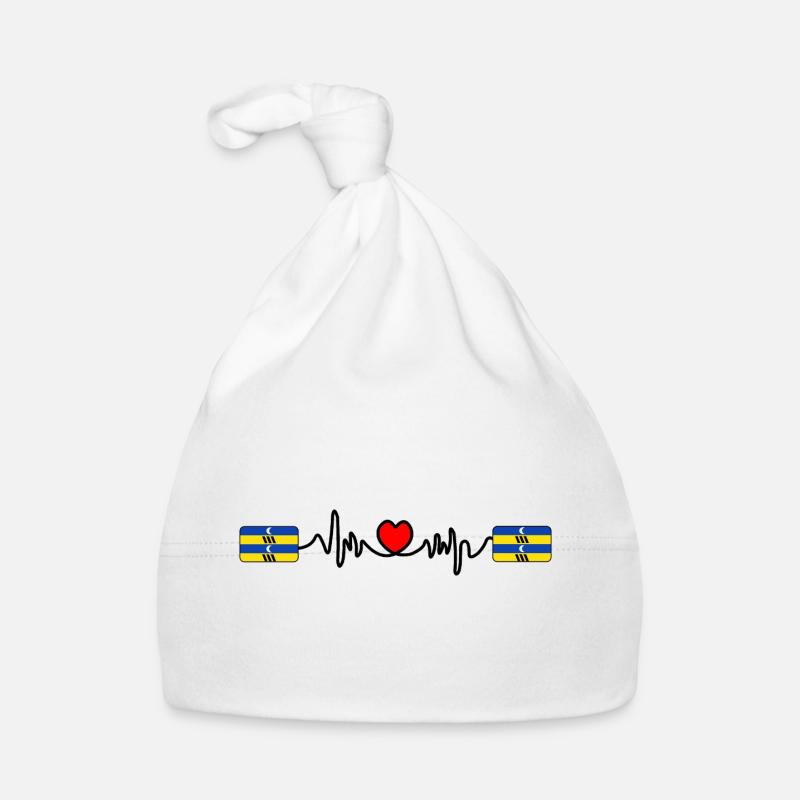 Ameland Pulse Logo – Island Style Organic Baby Cap