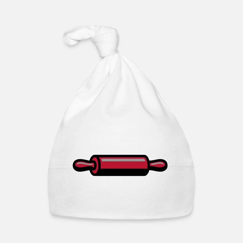 Rolling Pin Baking Baker Confectionery Logo Organic Baby Cap