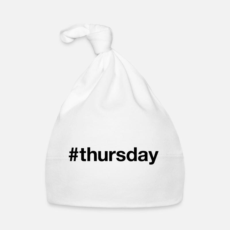 THURSDAY Hashtag thursday Organic Baby Cap