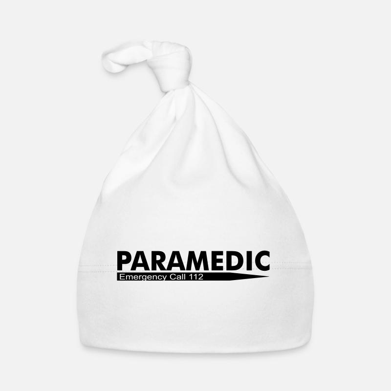 Appel d'urgence paramédical 112 - Bonnet bio Bébé - blanc