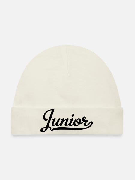 Junior - Baby Bio-Mütze - Weiß - Vorne