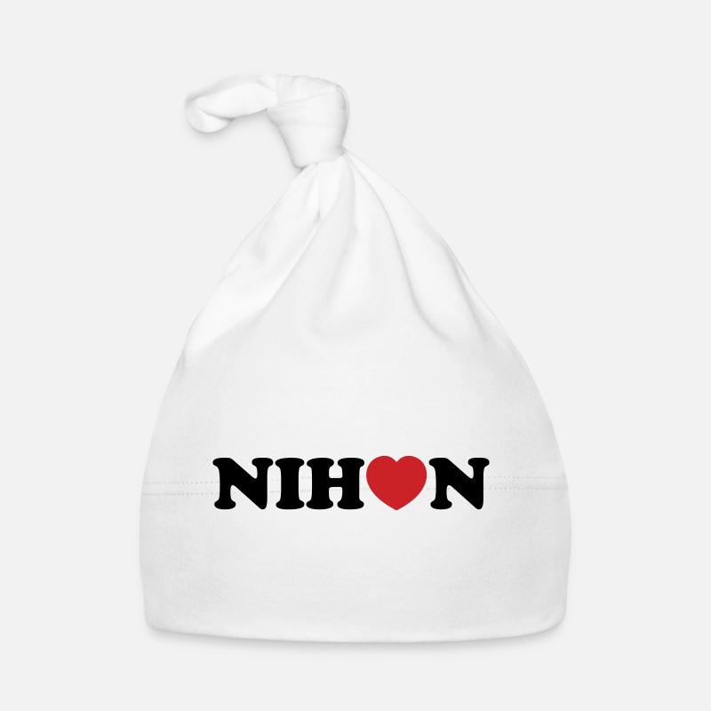 Nihon Love Heart Organic Baby Cap