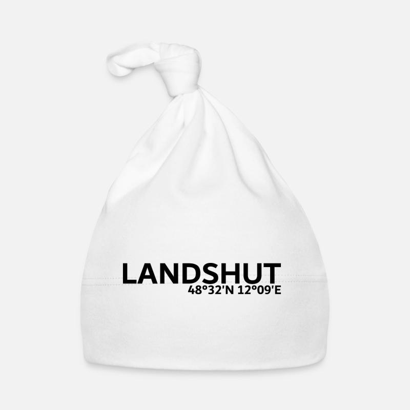 Landshut coordinates Organic Baby Cap