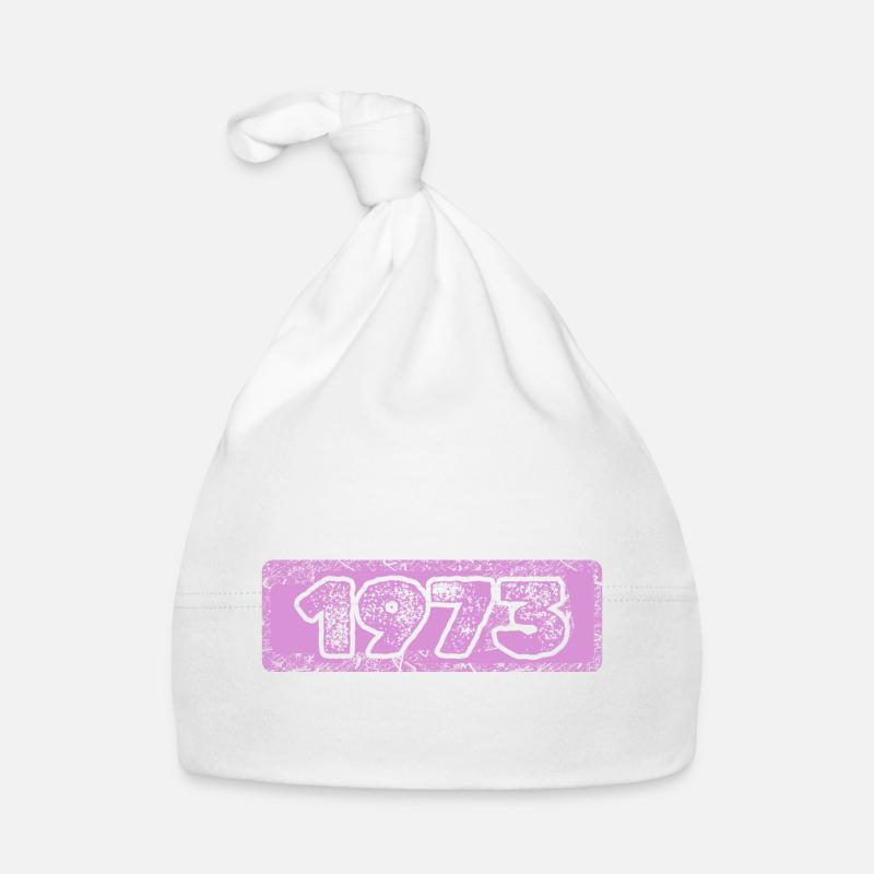Zahl 1973 Baby Bio-Mütze