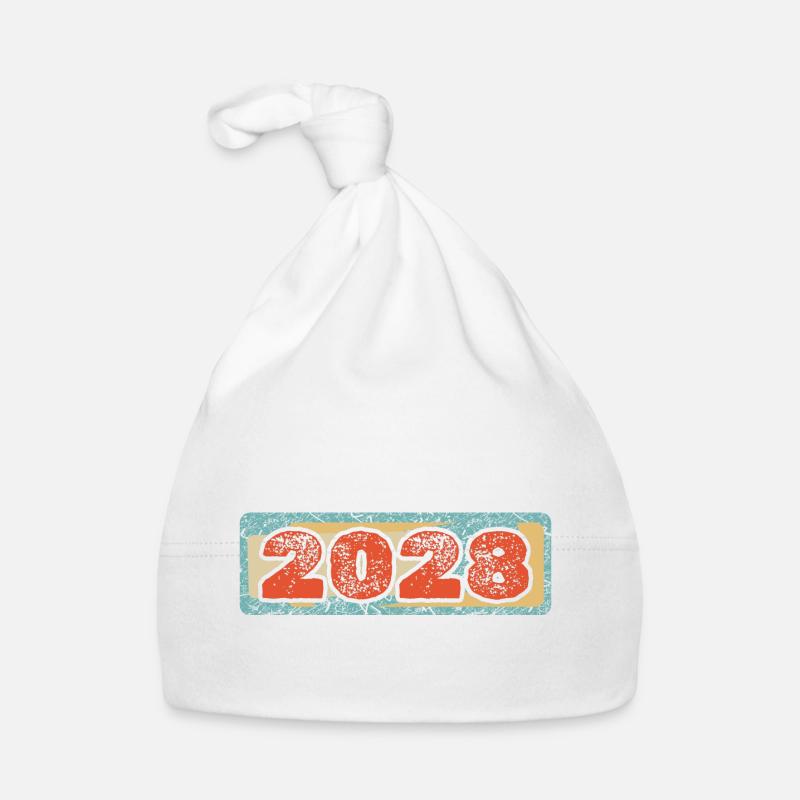 Number 2028 Organic Baby Cap