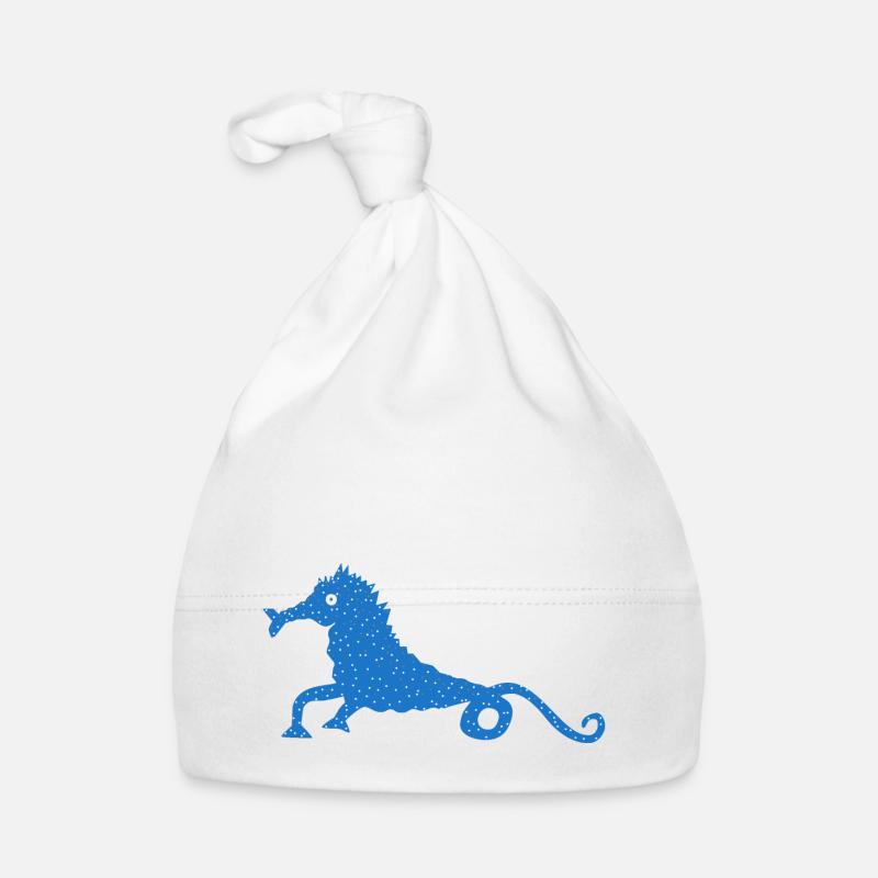 See-Pferdchen Baby Bio-Mütze