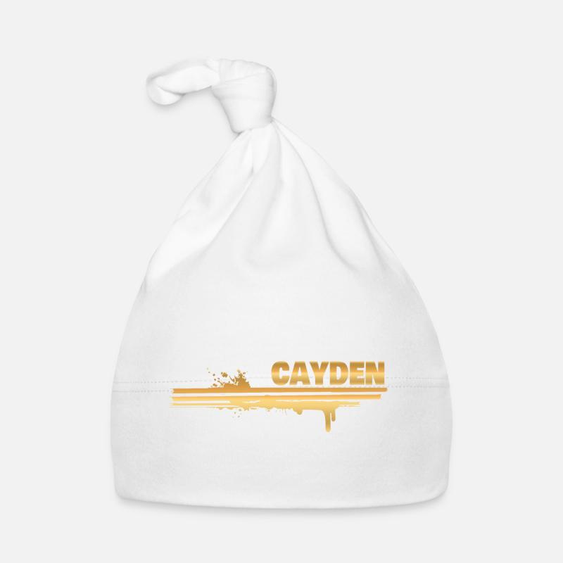 Cayden als Farbklecks Baby Bio-Mütze