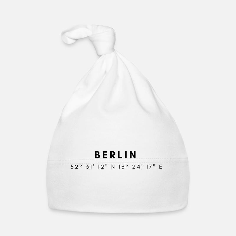 Berlin⁠ Koordinaten Baby Bio-Mütze